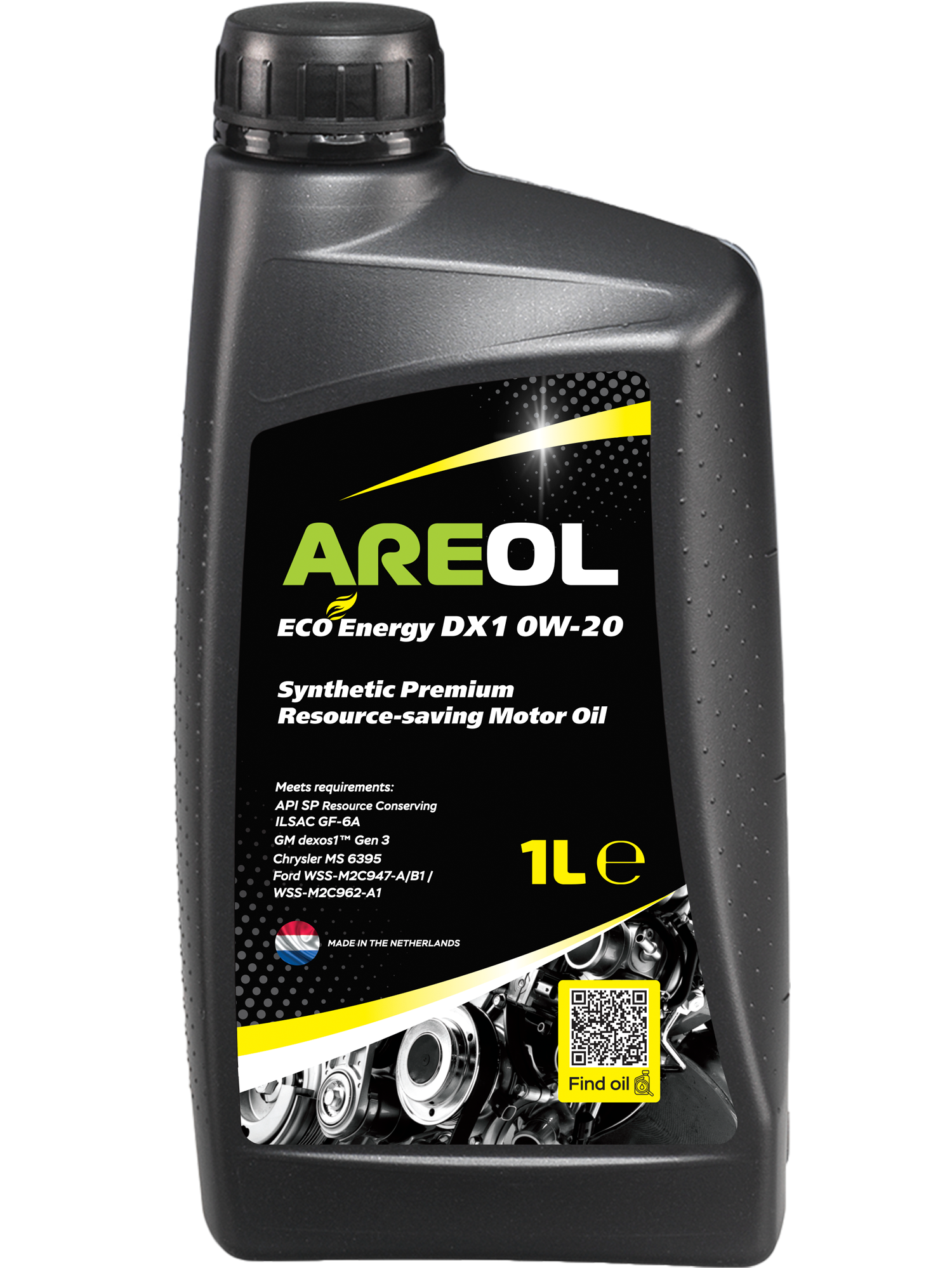 Motor Oil AREOL ECO Energy DX1 0W-20 1L