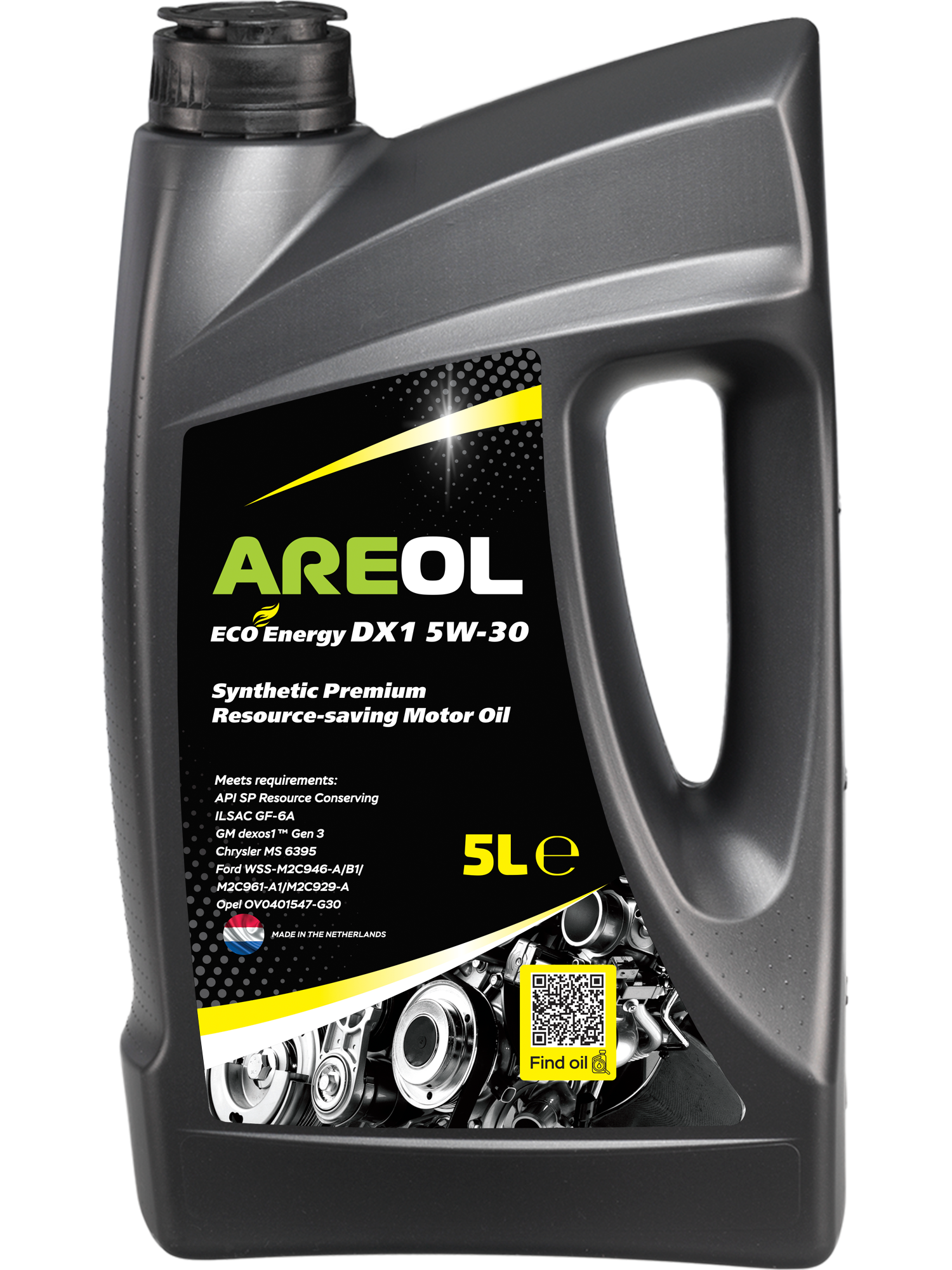 Motor Oil AREOL ECO Energy DX1 5W-30 5L